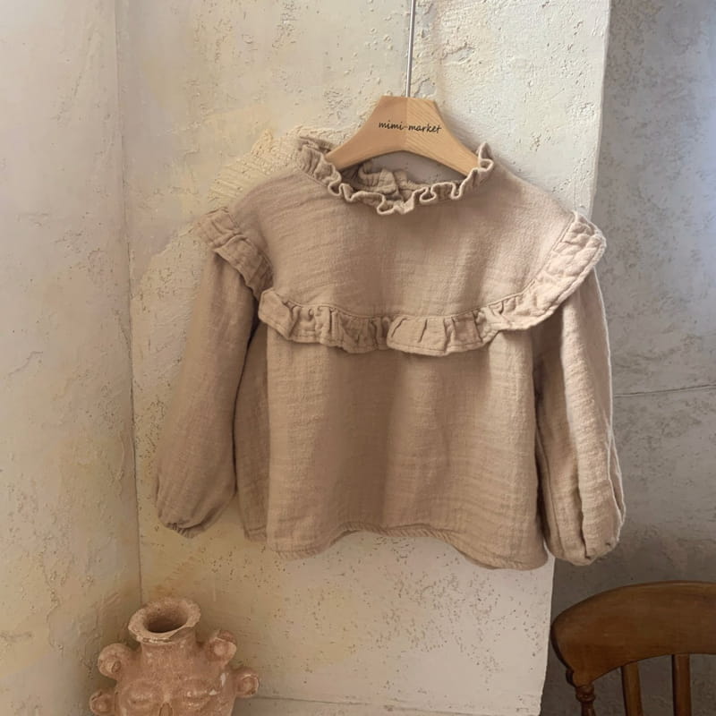 MIMI MARKET - Korean Children Fashion - #Kfashion4kids - Simple Cona Blouse - 3