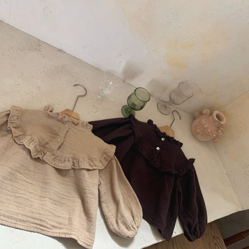 MIMI MARKET - Korean Children Fashion - #Kfashion4kids - Simple Cona Blouse - 4