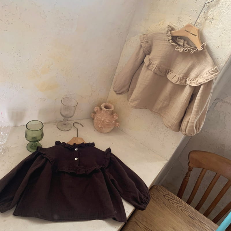 MIMI MARKET - Korean Children Fashion - #Kfashion4kids - Simple Cona Blouse - 7