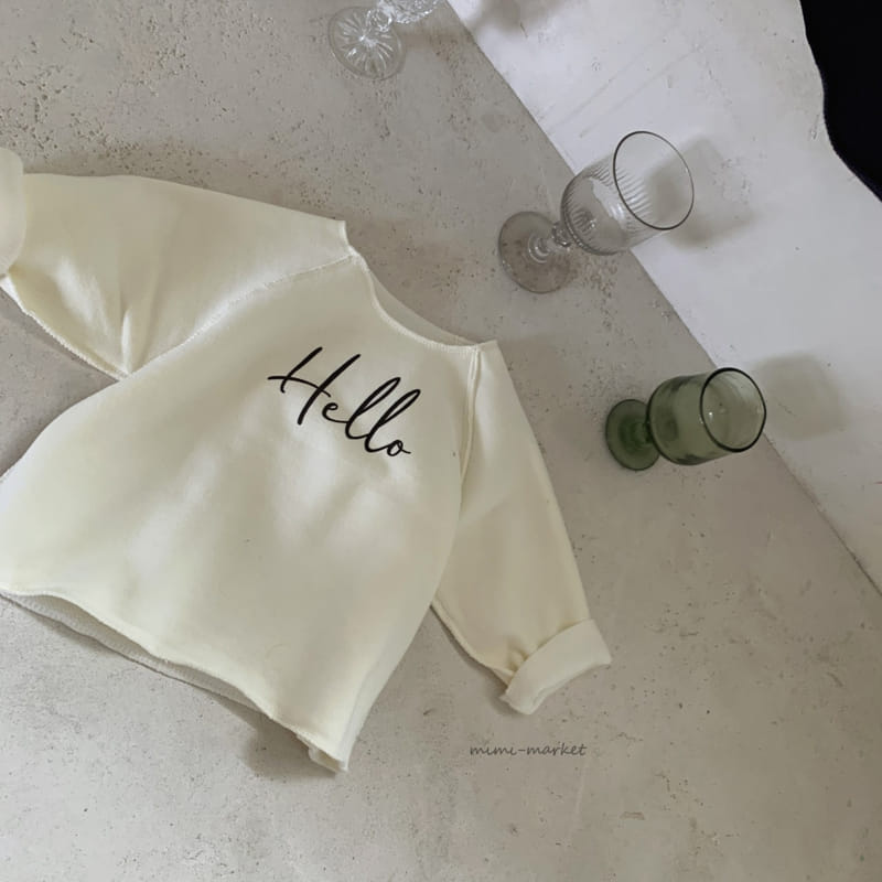 MIMI MARKET - Korean Children Fashion - #Kfashion4kids - Hellow Sweatshirt - 10