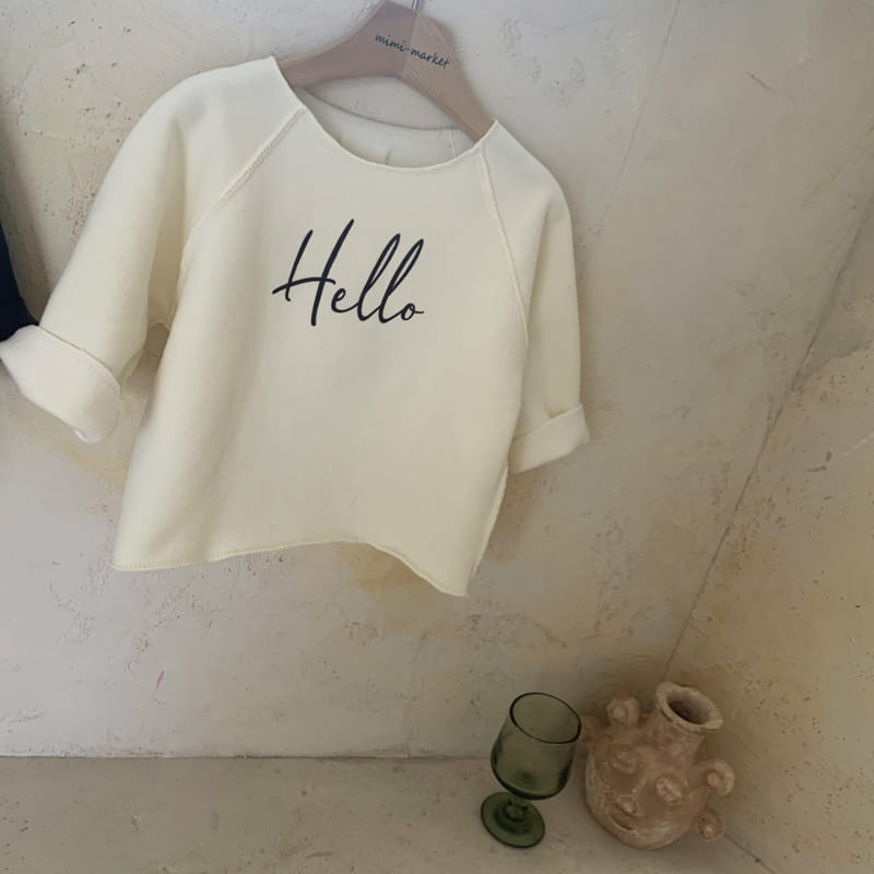 MIMI MARKET - Korean Children Fashion - #Kfashion4kids - Hellow Sweatshirt - 11