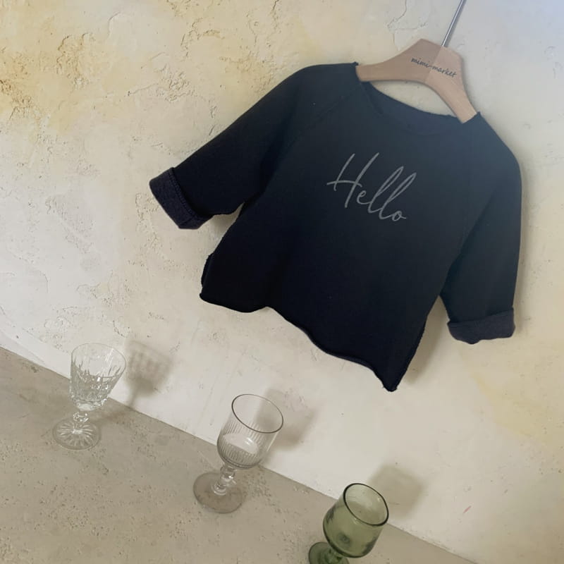 MIMI MARKET - Korean Children Fashion - #Kfashion4kids - Hellow Sweatshirt - 2