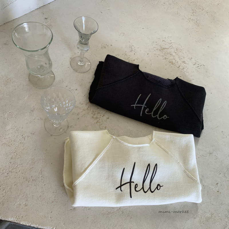 MIMI MARKET - Korean Children Fashion - #Kfashion4kids - Hellow Sweatshirt - 3