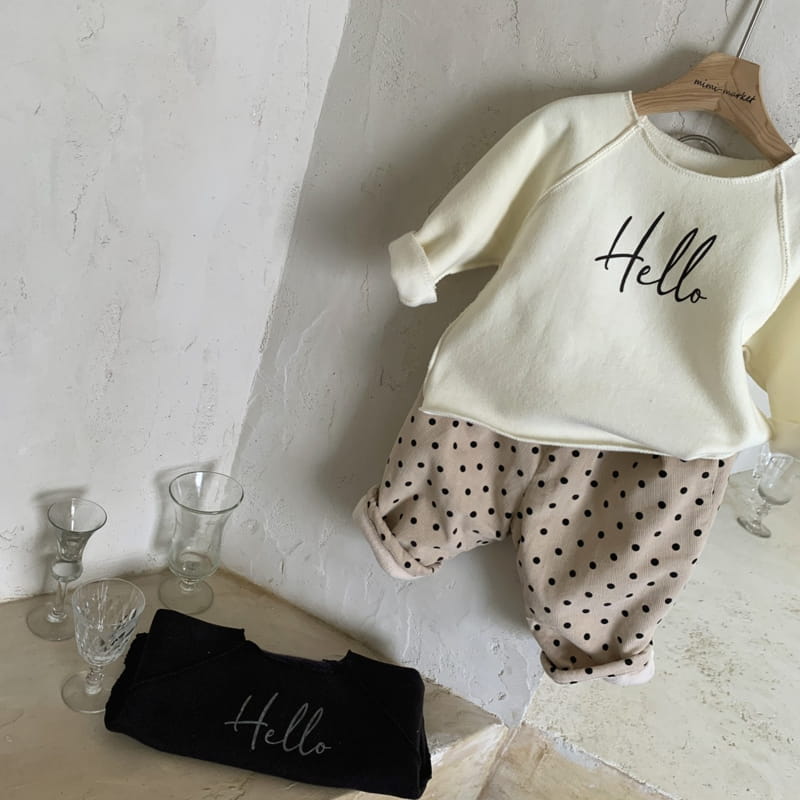 MIMI MARKET - Korean Children Fashion - #Kfashion4kids - Hellow Sweatshirt - 4