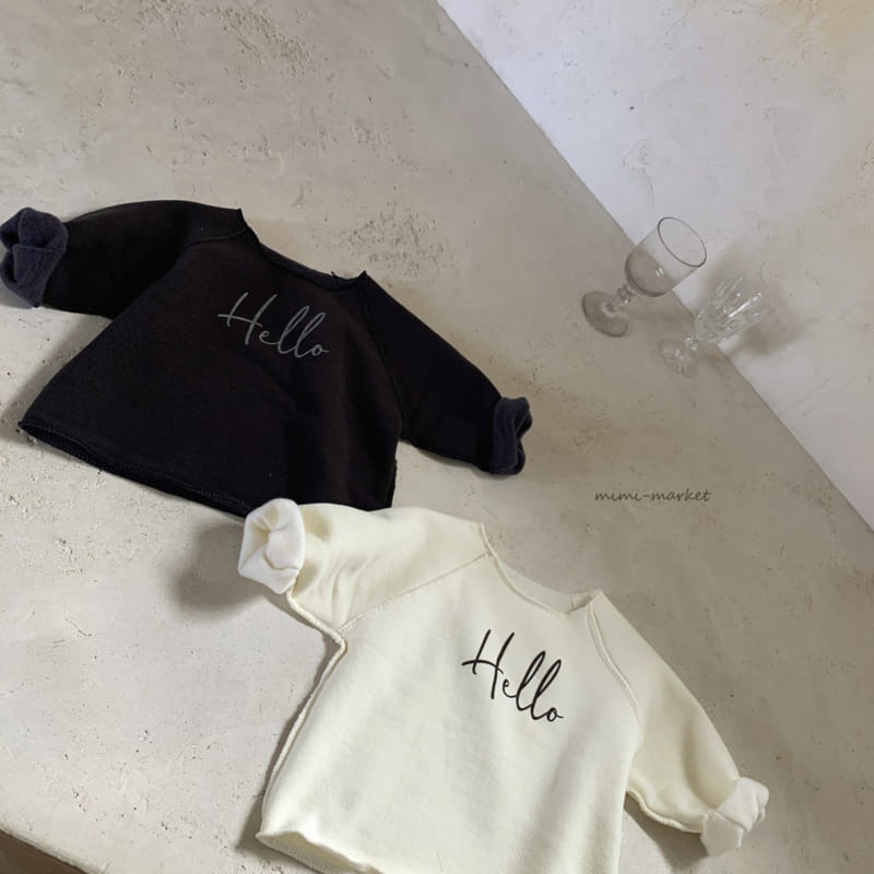 MIMI MARKET - Korean Children Fashion - #Kfashion4kids - Hellow Sweatshirt - 5