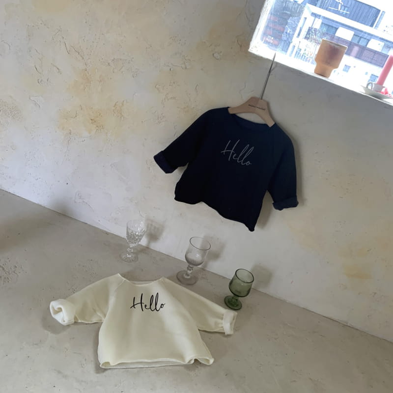 MIMI MARKET - Korean Children Fashion - #Kfashion4kids - Hellow Sweatshirt - 6