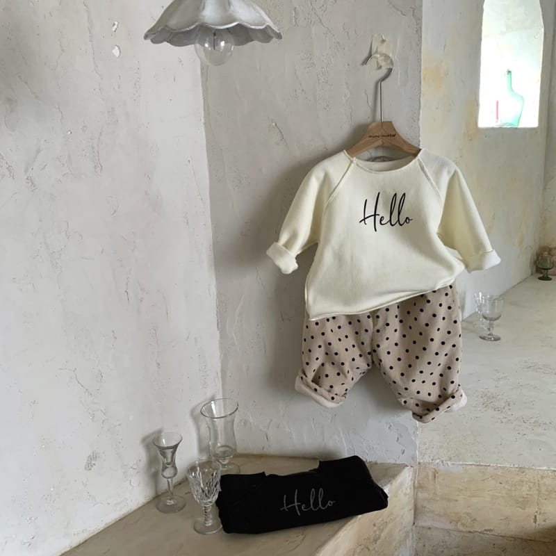 MIMI MARKET - Korean Children Fashion - #Kfashion4kids - Hellow Sweatshirt - 8