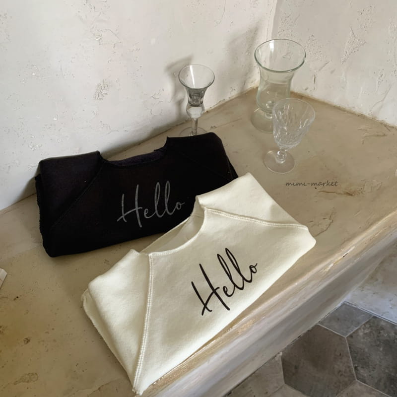 MIMI MARKET - Korean Children Fashion - #Kfashion4kids - Hellow Sweatshirt - 9