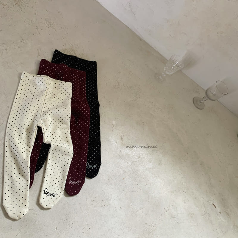 MIMI MARKET - Korean Children Fashion - #Kfashion4kids - Dots Leggings - 10