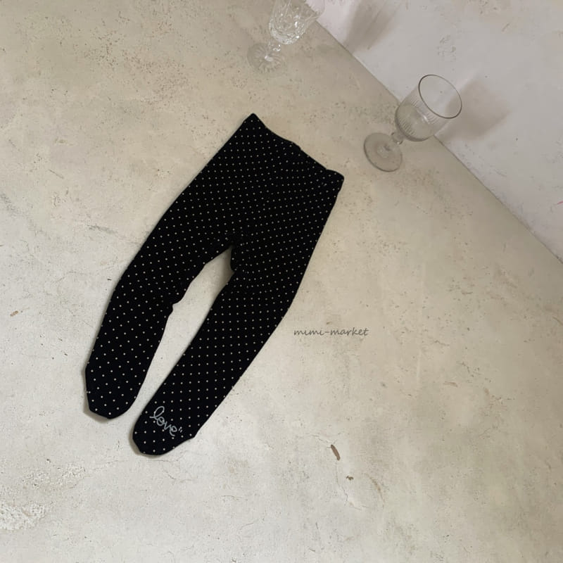 MIMI MARKET - Korean Children Fashion - #Kfashion4kids - Dots Leggings - 8