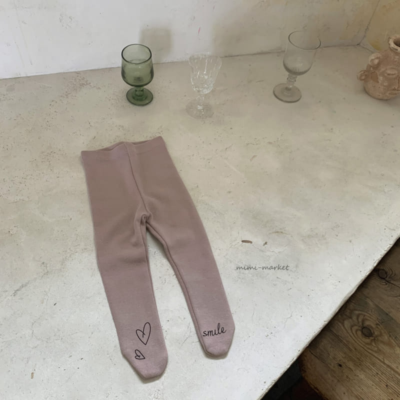MIMI MARKET - Korean Children Fashion - #Kfashion4kids - Smile Leggings - 8