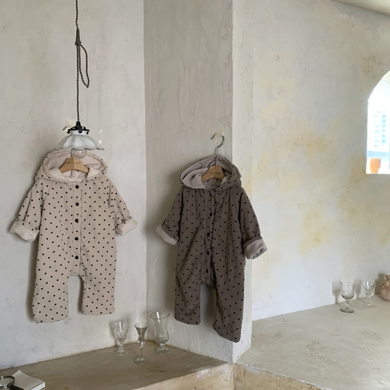 MIMI MARKET - Korean Children Fashion - #Kfashion4kids - Dot Cozy Bodysuit - 12