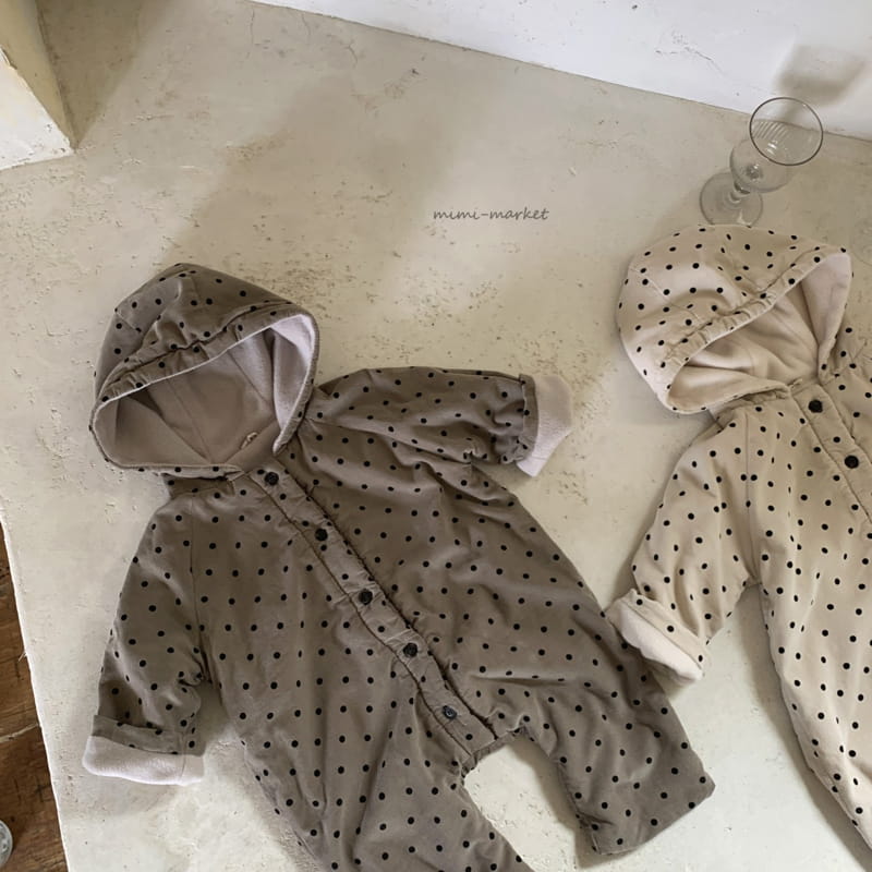 MIMI MARKET - Korean Children Fashion - #Kfashion4kids - Dot Cozy Bodysuit - 2