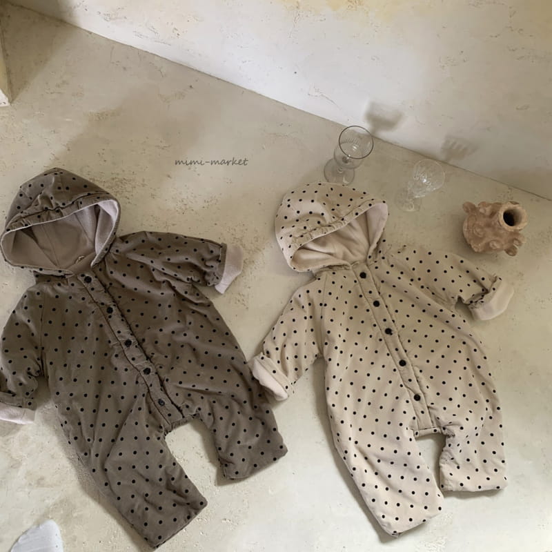 MIMI MARKET - Korean Children Fashion - #Kfashion4kids - Dot Cozy Bodysuit - 3