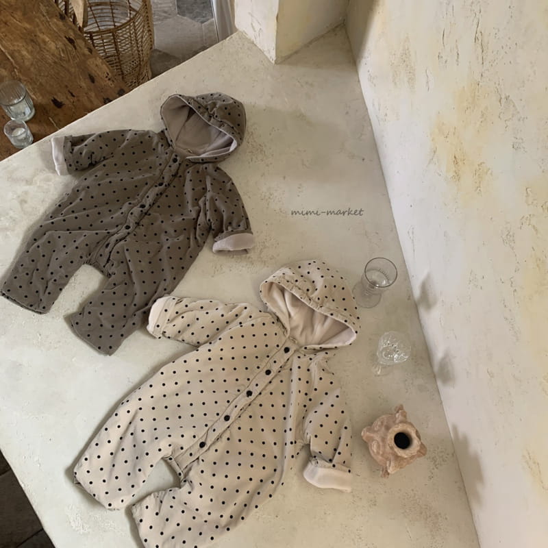 MIMI MARKET - Korean Children Fashion - #Kfashion4kids - Dot Cozy Bodysuit - 4