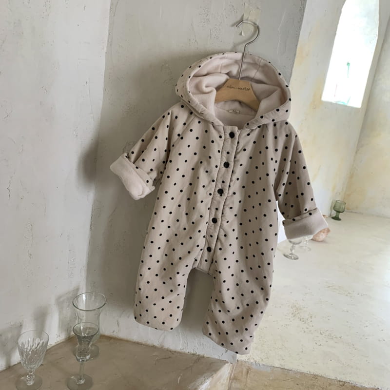 MIMI MARKET - Korean Children Fashion - #Kfashion4kids - Dot Cozy Bodysuit - 6