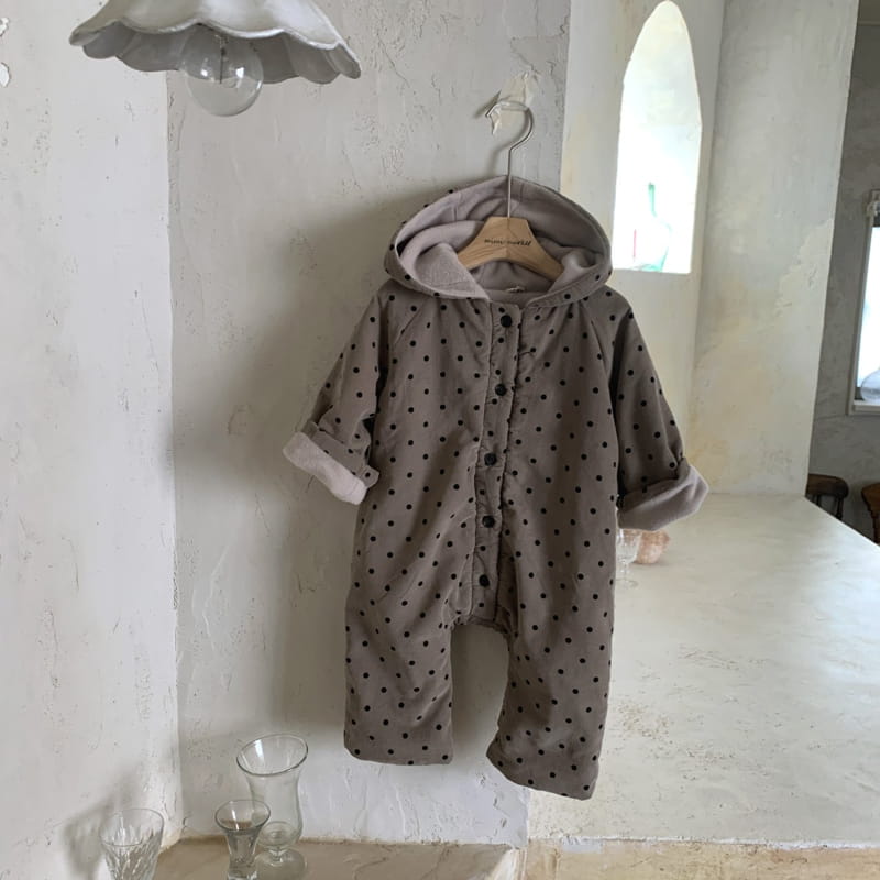 MIMI MARKET - Korean Children Fashion - #Kfashion4kids - Dot Cozy Bodysuit - 8
