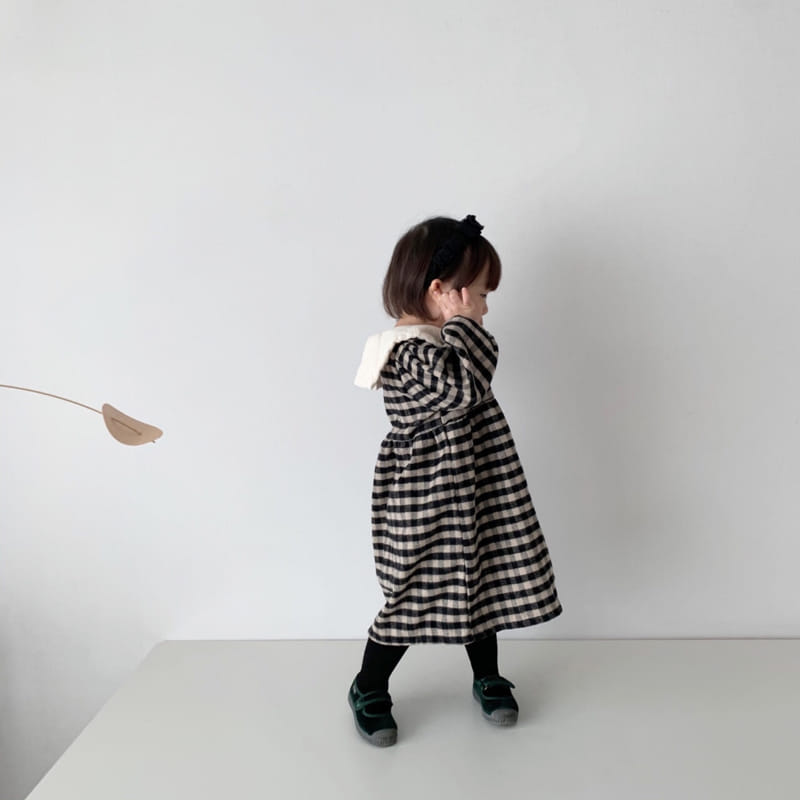 MINI POWDER - Korean Children Fashion - #Kfashion4kids - Check Sailor One-piece - 11