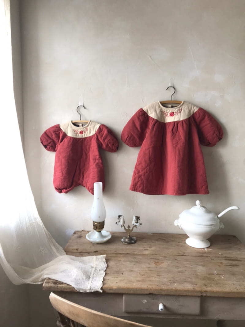 MINI POWDER - Korean Children Fashion - #Kfashion4kids - Color Bonding One-piece - 6