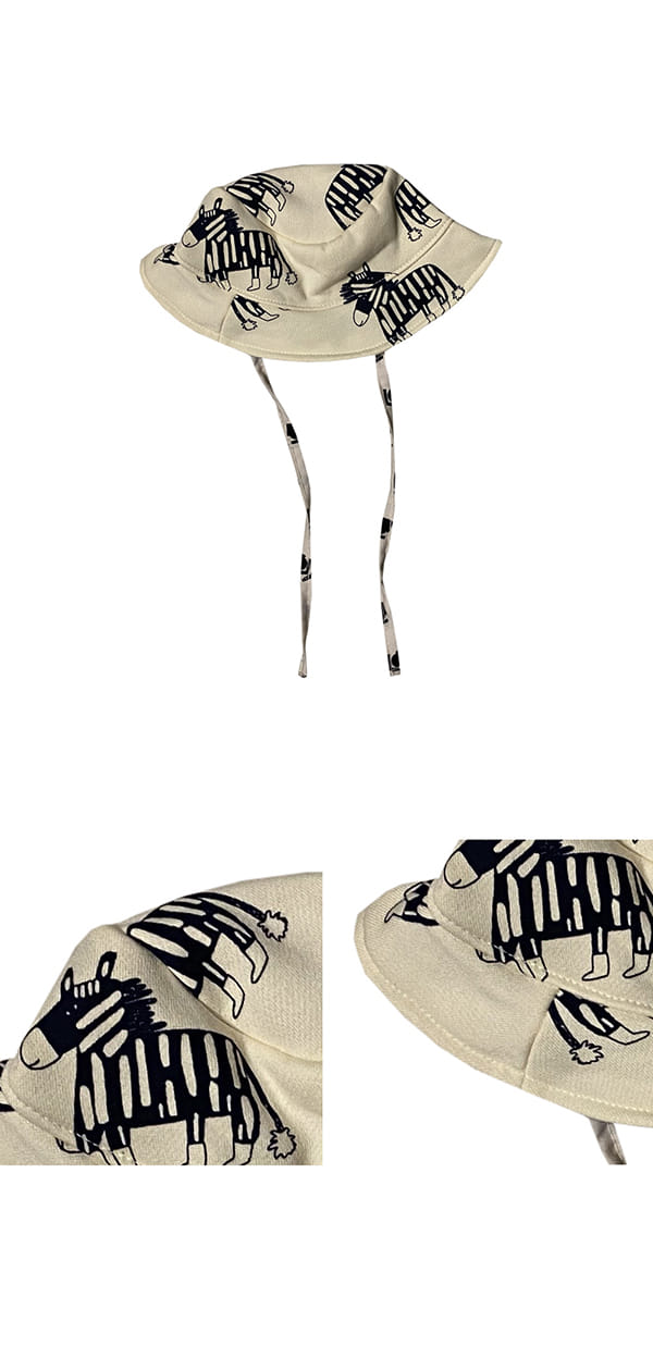 MINI PS MARKET - Korean Children Fashion - #Kfashion4kids - Zebra Bebe Hat - 2