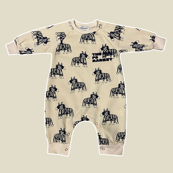 MINI PS MARKET - Korean Children Fashion - #Kfashion4kids - Bebe Zebra Bodysuit
