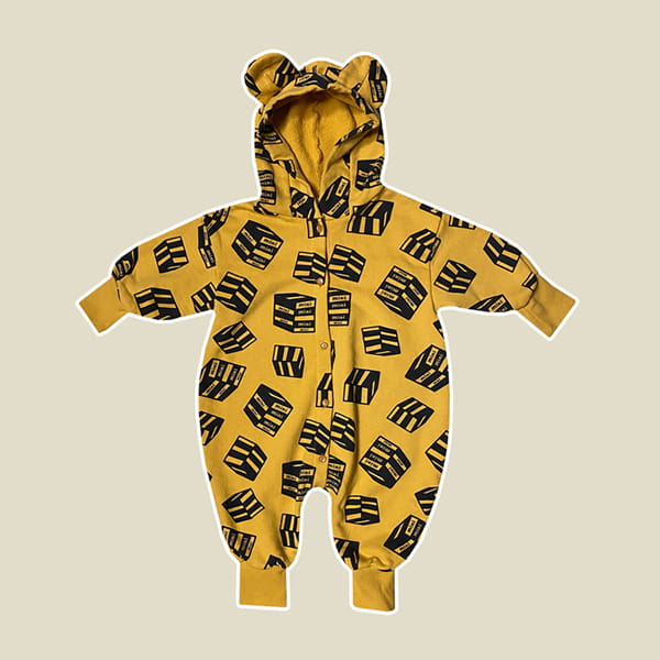 MINI PS MARKET - Korean Children Fashion - #Kfashion4kids - Shape Bebe Hoody Bodysuit