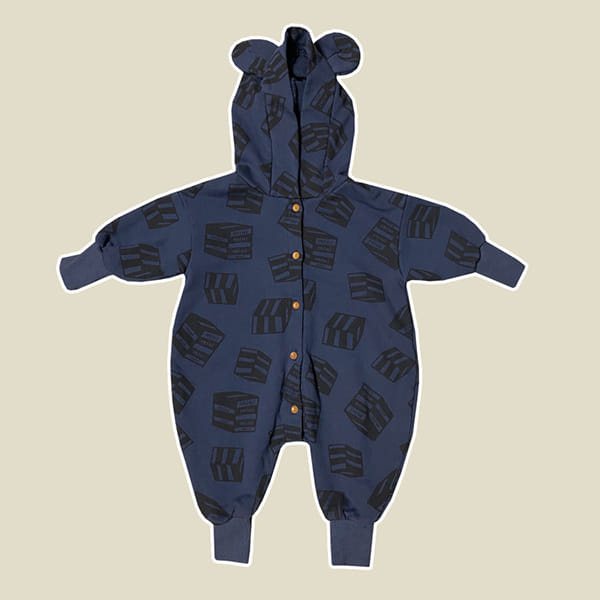 MINI PS MARKET - Korean Children Fashion - #Kfashion4kids - Shape Bebe Hoody Bodysuit - 3