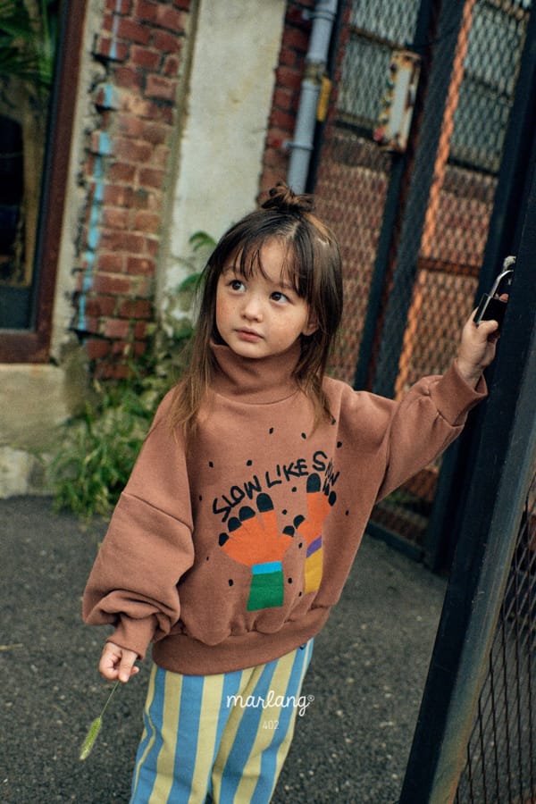 MINI PS MARKET - Korean Children Fashion - #Kfashion4kids - Gloves Printing Turtleneck Sweatshirt - 4