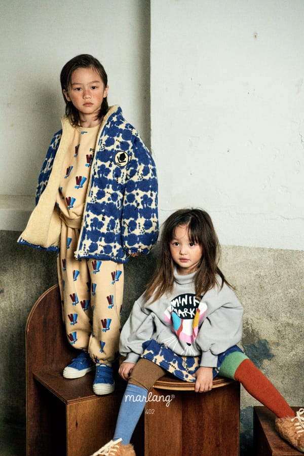 MINI PS MARKET - Korean Children Fashion - #Kfashion4kids - Spaceship Printing Turtleneck Sweatshirt - 3