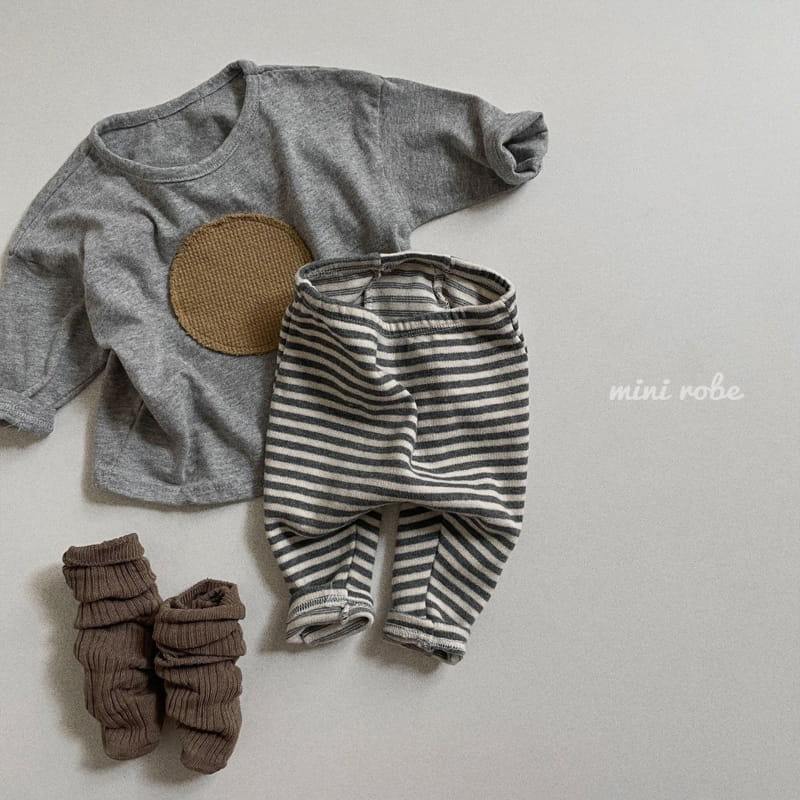 MINI ROBE - Korean Children Fashion - #Kfashion4kids - Stripes Leggings - 10