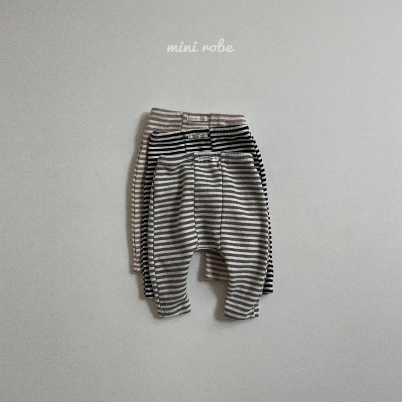 MINI ROBE - Korean Children Fashion - #Kfashion4kids - Stripes Leggings - 4
