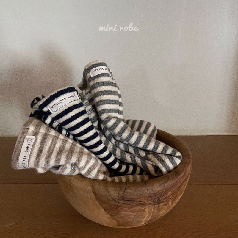 MINI ROBE - Korean Children Fashion - #Kfashion4kids - Stripes Leggings - 8
