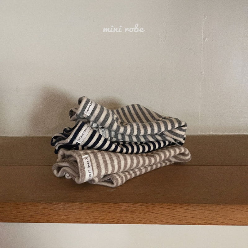 MINI ROBE - Korean Children Fashion - #Kfashion4kids - Stripes Leggings - 9