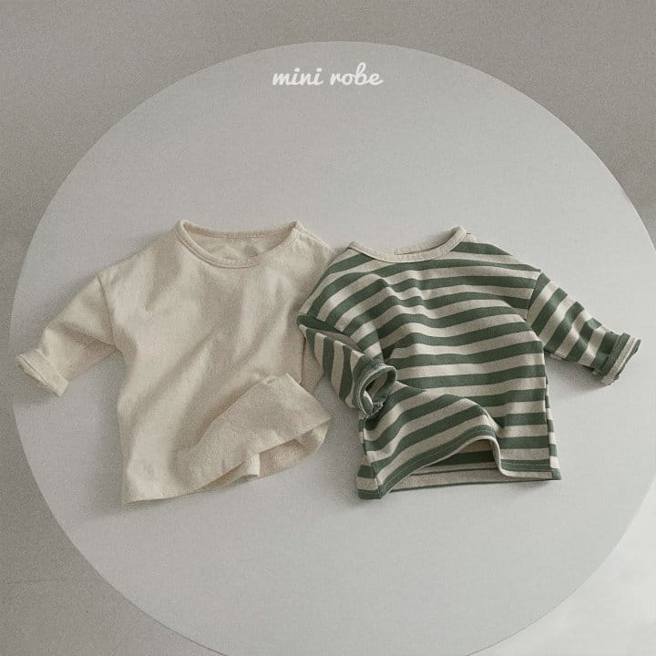 MINI ROBE - Korean Children Fashion - #Kfashion4kids - Ppappiyoung 1+1 Tee
