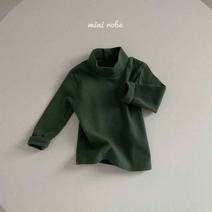 MINI ROBE - Korean Children Fashion - #Kfashion4kids - Daily Turtleneck Basic Tee - 6