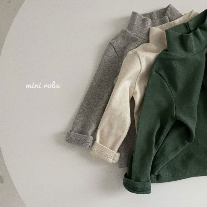 MINI ROBE - Korean Children Fashion - #Kfashion4kids - Daily Turtleneck Basic Tee - 7