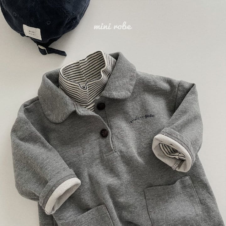 MINI ROBE - Korean Children Fashion - #Kfashion4kids - Daily Turtleneck Stripes Tee - 8