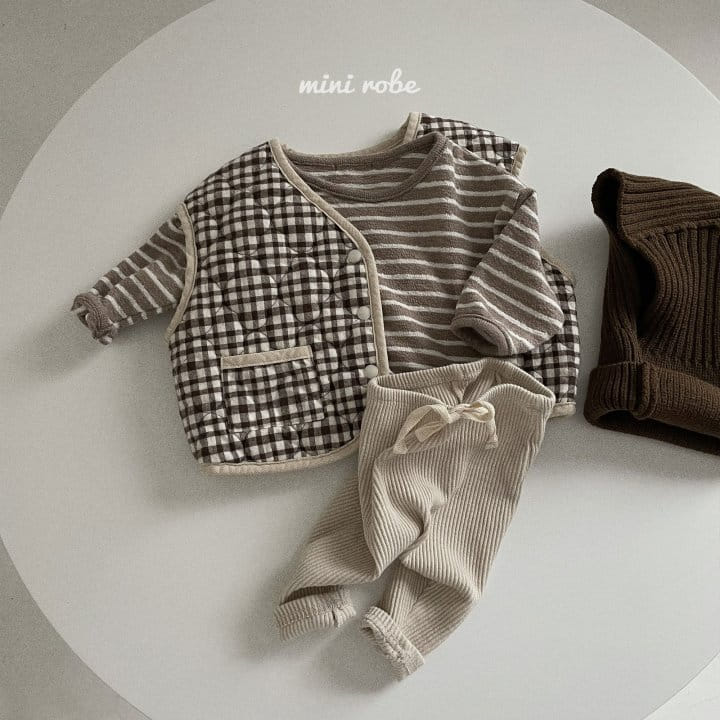 MINI ROBE - Korean Children Fashion - #Kfashion4kids - Cloud Vest Reversible - 8