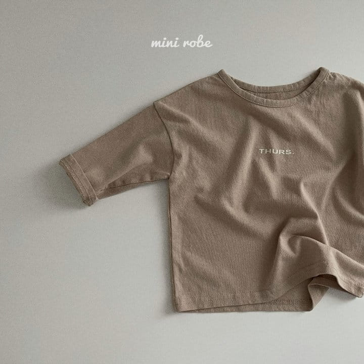 MINI ROBE - Korean Children Fashion - #Kfashion4kids - Week Tee - 3