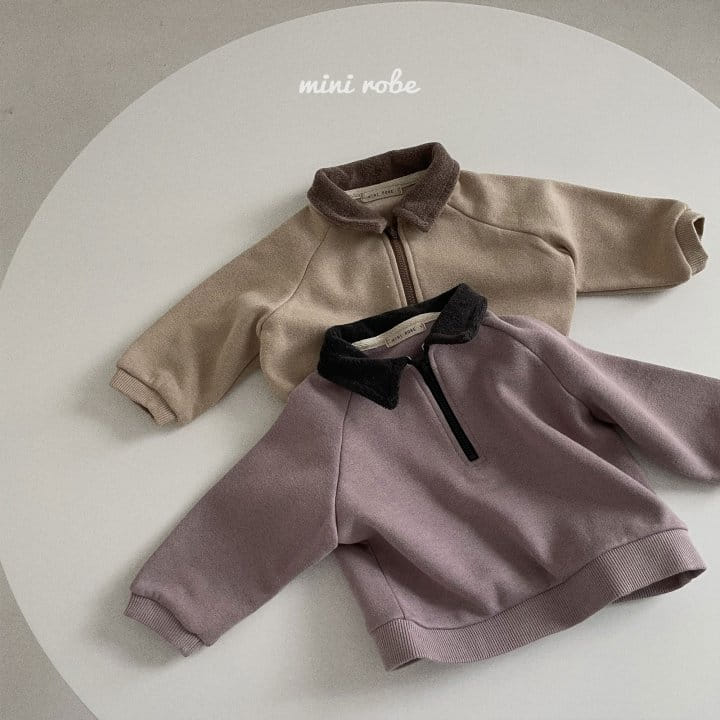 MINI ROBE - Korean Children Fashion - #Kfashion4kids - Collar Sweatshirt - 4