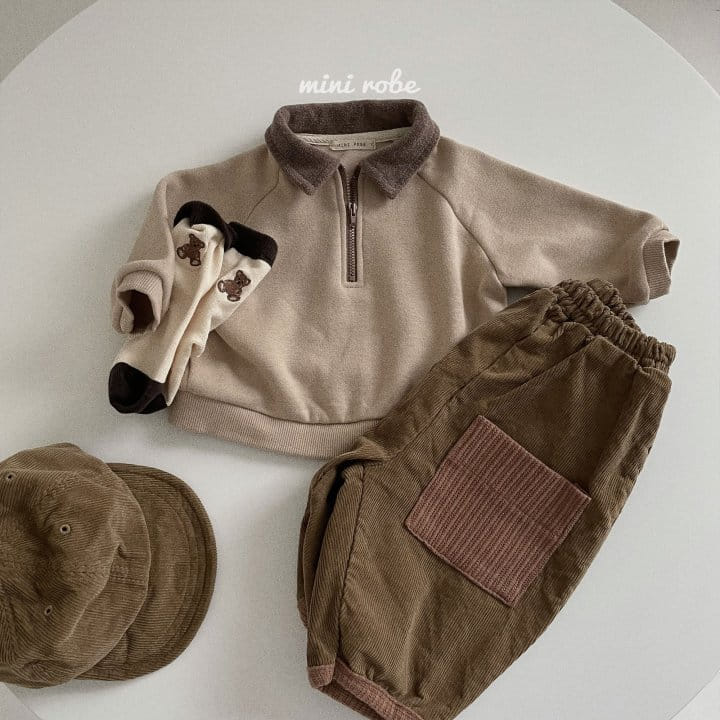 MINI ROBE - Korean Children Fashion - #Kfashion4kids - Collar Sweatshirt - 6