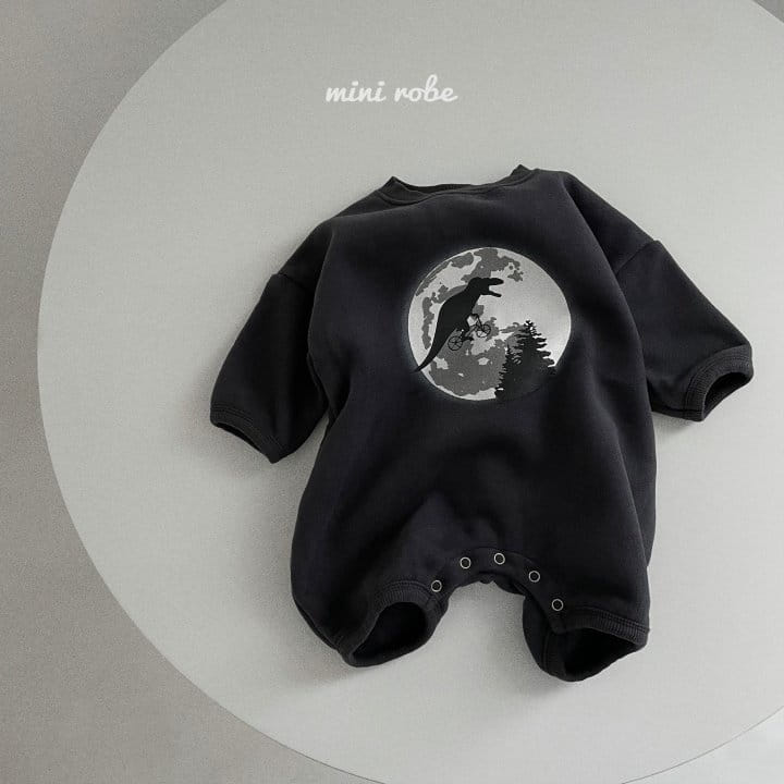 MINI ROBE - Korean Children Fashion - #Kfashion4kids - Dino Moon Bodysuit - 4