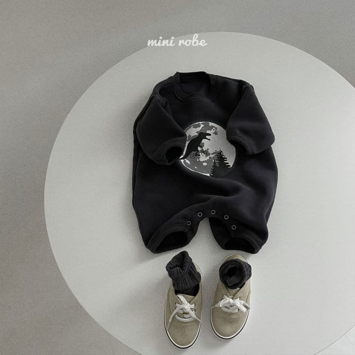 MINI ROBE - Korean Children Fashion - #Kfashion4kids - Dino Moon Bodysuit - 7