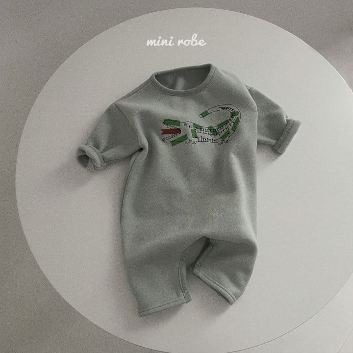 MINI ROBE - Korean Children Fashion - #Kfashion4kids - Crocodile Bodysuit - 6