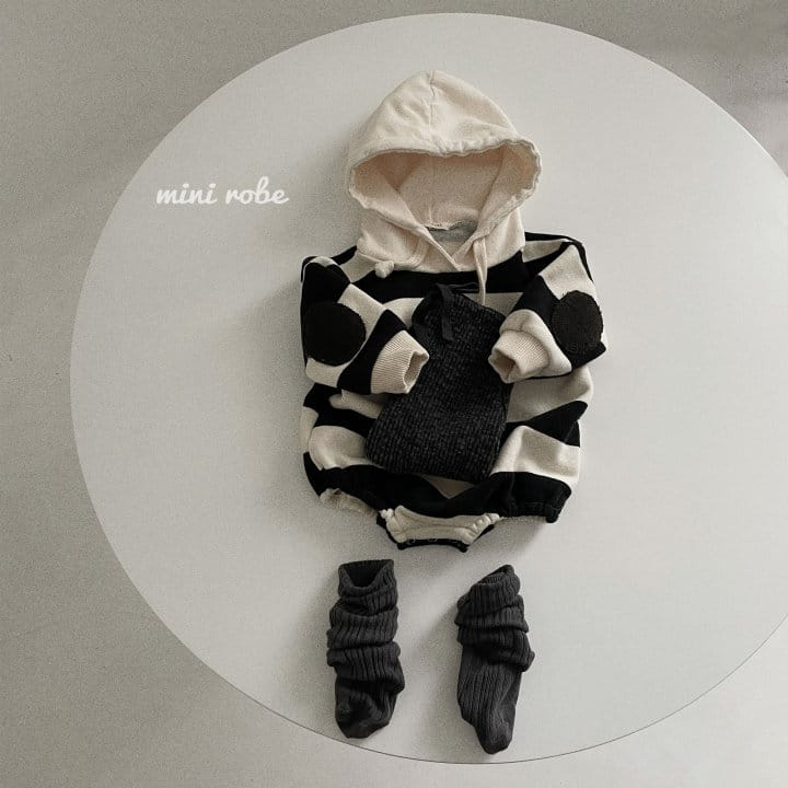 MINI ROBE - Korean Children Fashion - #Kfashion4kids - Hoody Bodysuit - 11