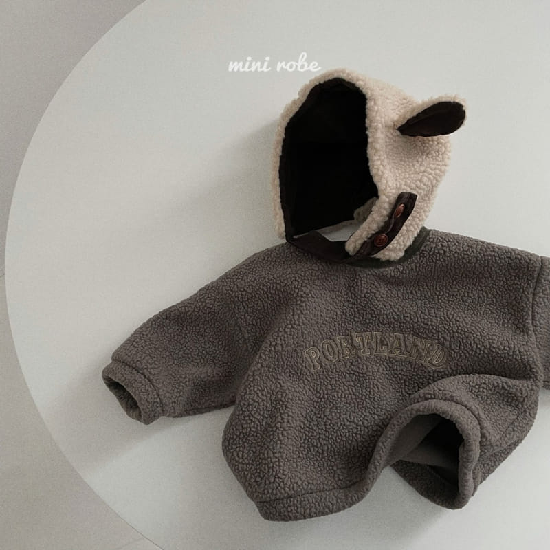 MINI ROBE - Korean Children Fashion - #Kfashion4kids - Fleece Bear Hat - 12