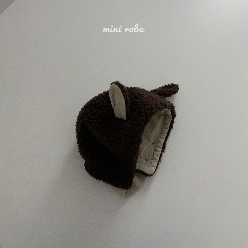 MINI ROBE - Korean Children Fashion - #Kfashion4kids - Fleece Bear Hat - 6