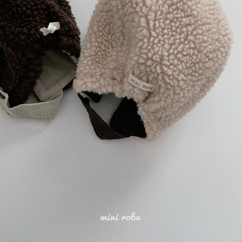 MINI ROBE - Korean Children Fashion - #Kfashion4kids - Fleece Bear Hat - 7