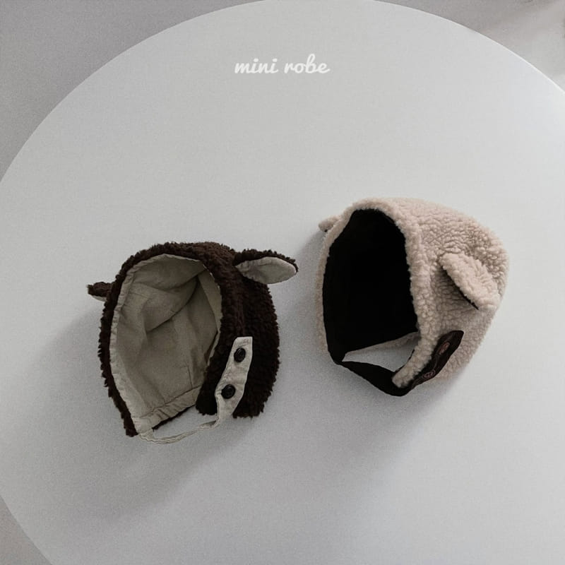 MINI ROBE - Korean Children Fashion - #Kfashion4kids - Fleece Bear Hat - 9