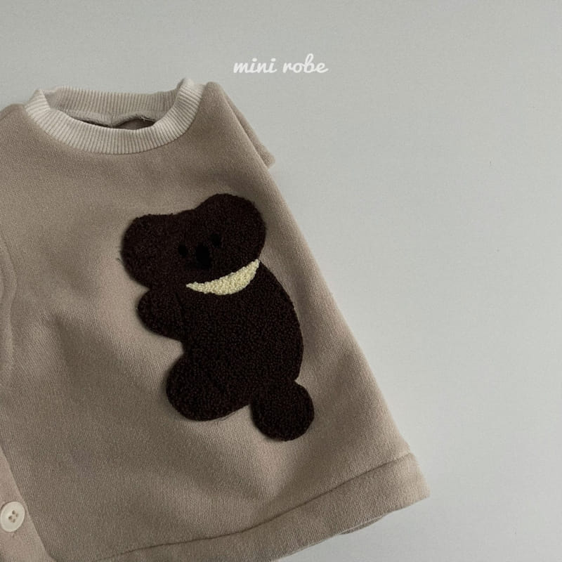 MINI ROBE - Korean Children Fashion - #Kfashion4kids - Bear Vest - 4